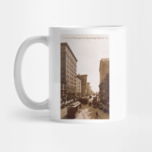 1915 Street Scene Oakland, California Mug